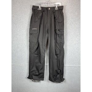Turbine Pants Mens Medium‎ Black Nylon Cargo Snow Ski Insulated Outdoor Winter M